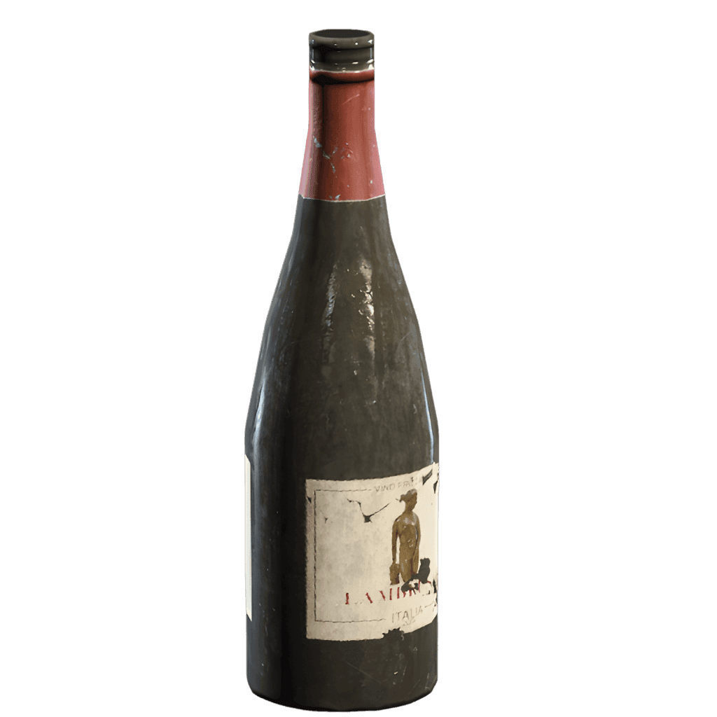 Empty Wine Bottle